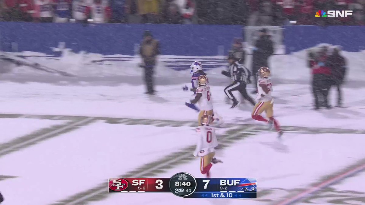 James Cook runs it in 65 yards for the TD and the longest play of his career! 🔥 📺 NBC and Peacock