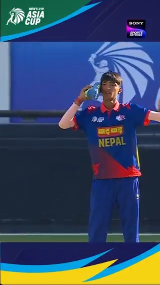 The wicket-taking celebration!😂