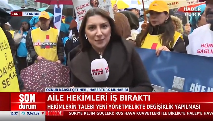 Aile hekimleri eylemde... Hekimlerin talebi yeni yönetmelikte değişiklik yapılması...