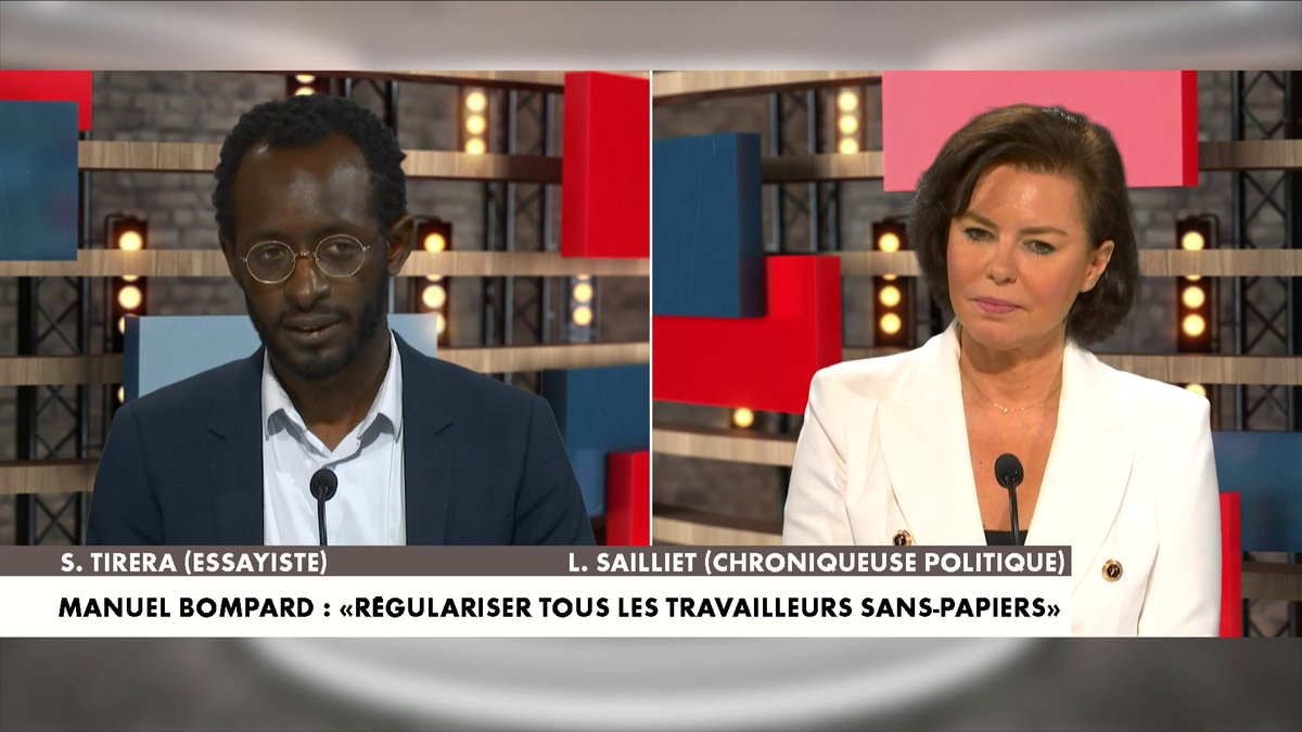 Slimane Tirera soutient la proposition de Manuel Bompard de «régulariser tous les travailleurs sans-papiers» : «Ce sont ceux qui travaillent dans les bourgs et les zones urbaines», dans #MorandiniLive