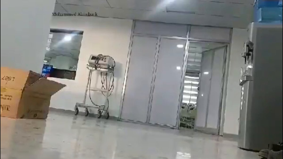 ⚡️ BREAKING #Syria: A horrific massacre has been committed by the #Russian Air Force in their bombing of the University Hospital in Idlib. (Footage shows the moment the hospital was bombed from inside.)
