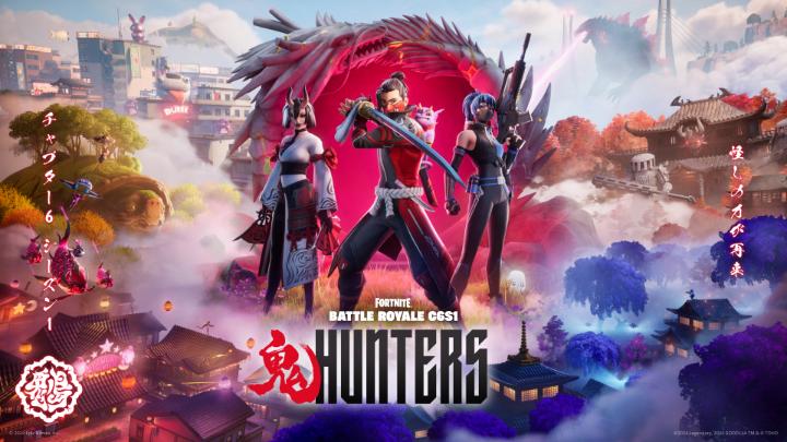 Become a ronin and cut through the darkness to find the light in Fortnite Battle Royale Chapter 6 Season 1: 鬼 HUNTERS, now available on #NintendoSwitch!