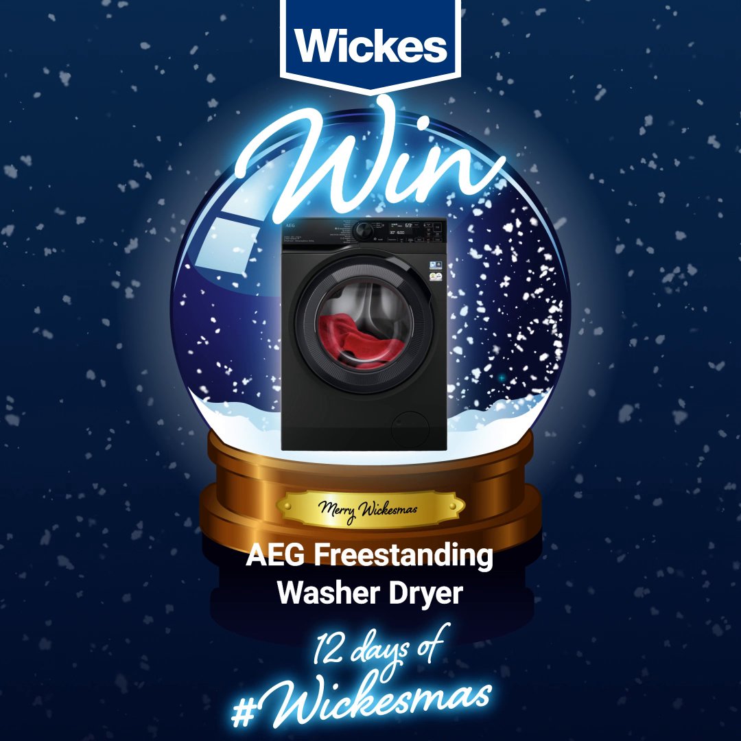 On the second day of Christmas, Wickesmas gave to me… 🎶 The chance to #WIN a Freestanding Washer Dryer from AEG To enter, follow @wickes and AEG, like this post and tag a friend below! Remember, the more tags, the more chances you have to win.