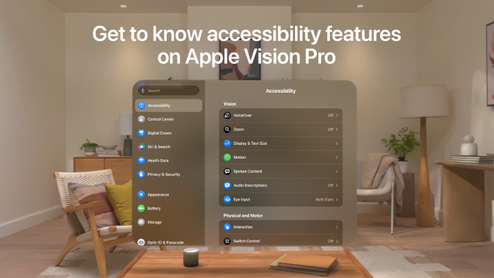 Apple Vision Pro is built with accessibility in mind. Here’s a quick look at #AppleAccessibility features in #visionOS2.