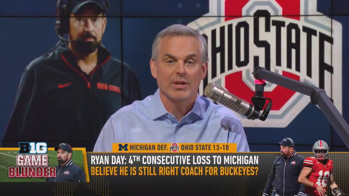 "I don't care what anybody says. That's the worst loss for Ohio State in the history of that matchup." — @ColinCowherd