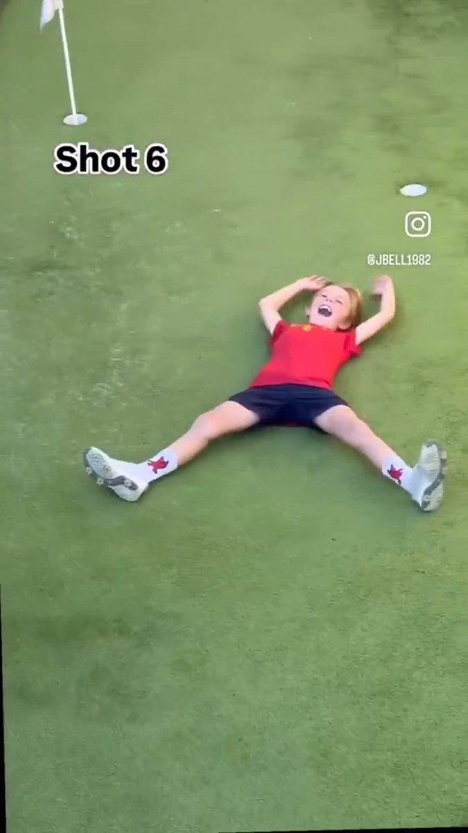 Look out, Bryson!! This young golfer tried Bryson DeChambeau's hole-in-one challenge and got it done in SIX days on Thanksgiving! 🔥 (📹: Instagram/ jbell1982)