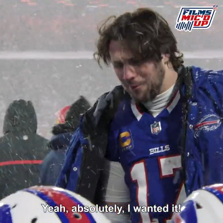 "Absolutely I wanted it." Josh Allen's reaction to getting credit for 2 touchdowns on the same play 😂