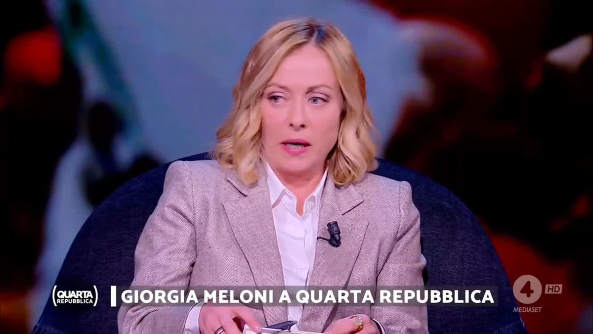 "Numeri alla mano abbiamo messo in 2 anni 10 miliardi e mezzo di euro in più, quindi come si faccia a sostenere che noi abbiamo tagliati i fondi alla sanità per me è un mistero." #Meloni #quartarepubblica