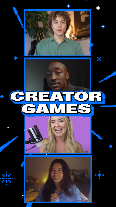 🚨 Let the Creator Games begin! Four artists, one image, and a race against the clock. Watch as their creative processes unfold—stay tuned for the finals on YouTube!