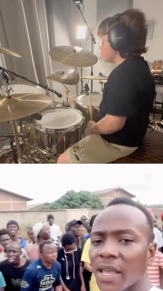 This video was already one of my favorites of all that I have been sent but then this young man added drums.. are you kidding?! I love this!