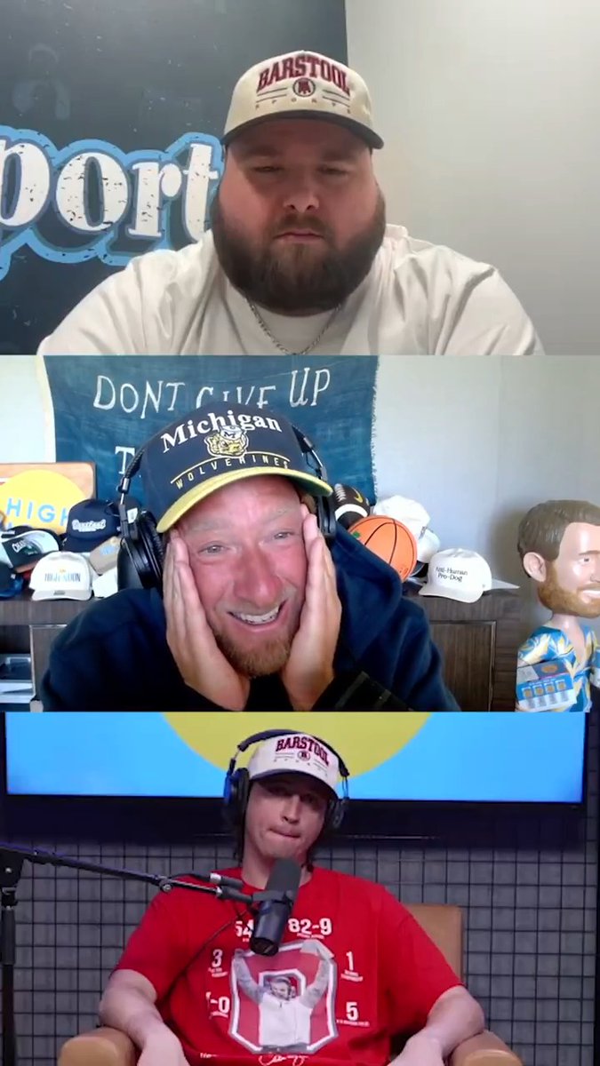 I had a blast recapping the Michigan game with my friends Big Ev and Ohio's Tate on today's Barstool Rundown Full episode here:
