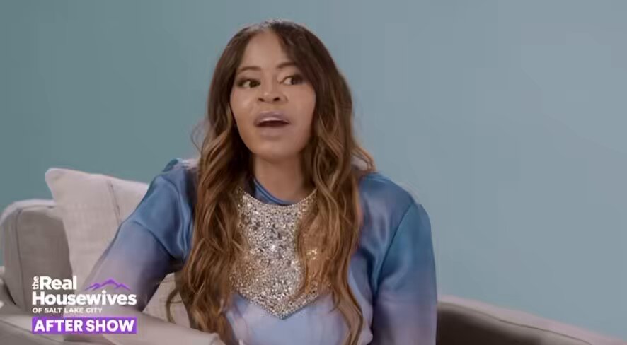 Even though Mary and Meredith are not in a good place, it was refreshing to see Mary hold Angie accountable for the comment she made about Meredith’s hearing aid #RHOSLC