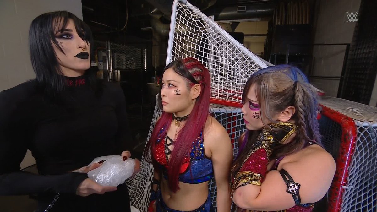 No matter who leaves Saturday Night's Main Event as Women's World Champion... Rhea Ripley says she will be coming for them AND the title. ๐๐ #WWERaw