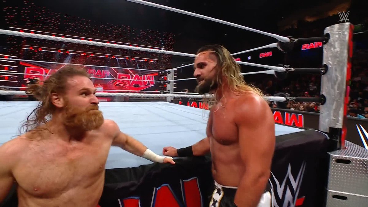 Did Rollins attack Jey Uso? 🤨 Sami sure thinks so. #WWERaw