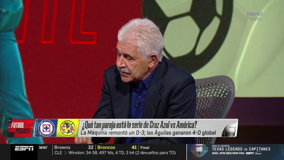 "Anímicamente en mejor al América que a Cruz Azul" 🗣️ El Tuca Ferretti cree que las Águilas parten como favorito para avanzar a la final 🦅