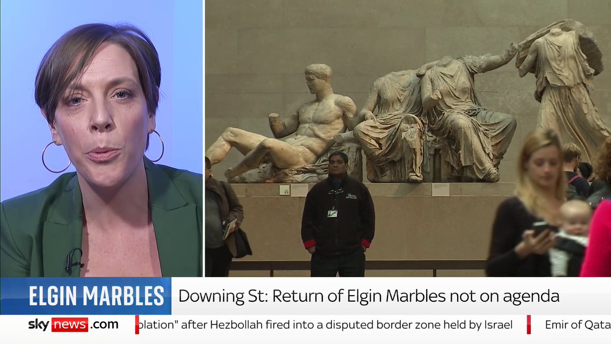 'What are we going to do about the Elgin Marbles?' - Kay Burley 'It seems like two friendly nations could probably get over this particular issue and I have to say it's very rarely raised with me on the doorstep what is going to happen to the Elgin Marbles' - Jess Phillips