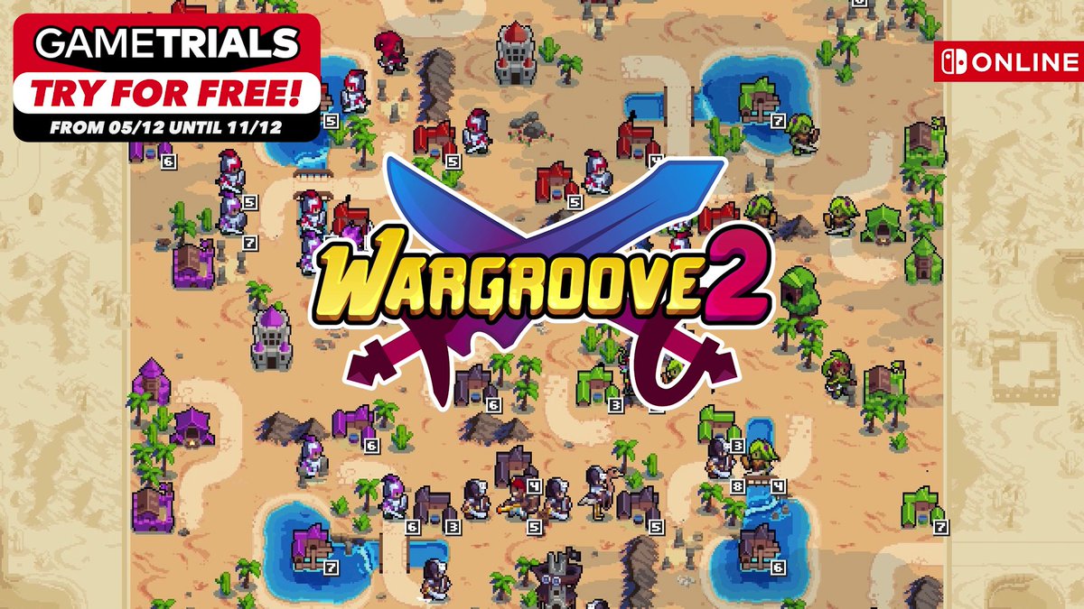 Engage in turn-based strategy in the Wargroove 2 Game Trial, starting this Thursday, December 5th! #NintendoSwitchOnline members can get ready by downloading the full game for free now: