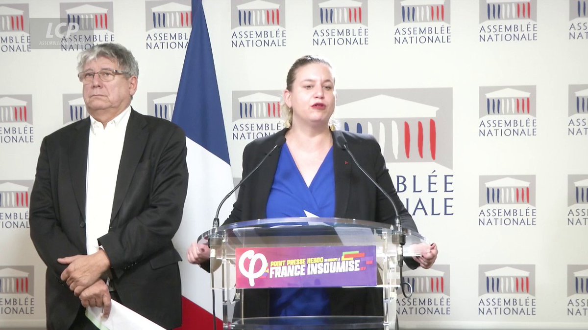 "Lorsque le gouvernement Barnier sera tombé, il ne restera plus comme choix à Emmanuel Macron que de nommer un gouvernement du Nouveau Front populaire ou de démissionner", affirme Mathilde Panot. #DirectAN