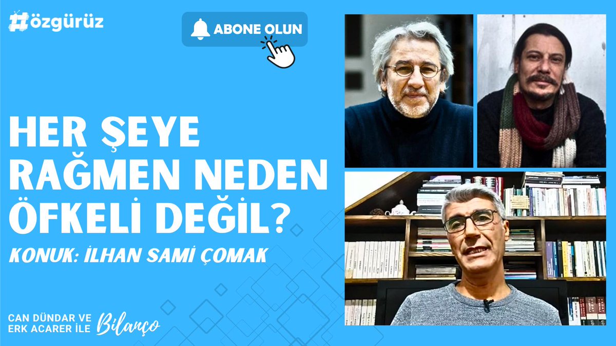 İlhan Sami Çomak 30 yılın haksızlığına ve yaşanan onca şeye rağmen neden kızgın değil? #ilhansamiçolak Can Dündar ve Erk Acarer ile #Bilanço'yu şimdi izleyin: