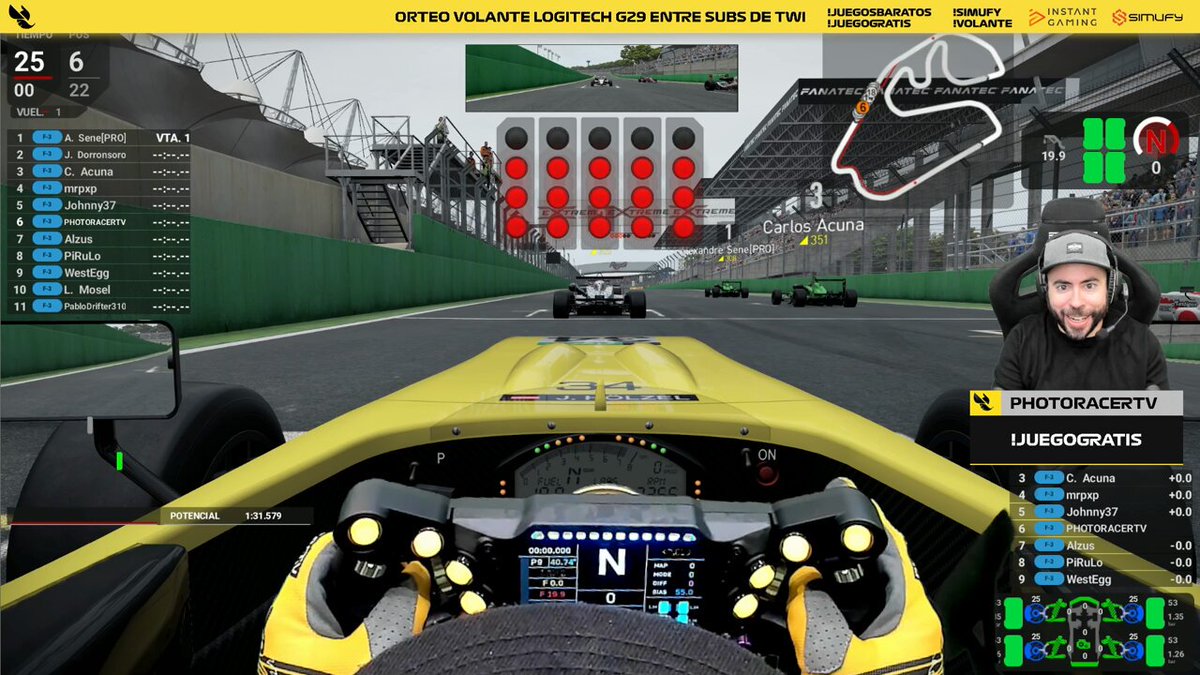 Ayer dos salidas en la F3 de Automobilista 2 con LFM y en las 2 hubo DESTROY en la salida... No es el simulador, es la gente. Héroes de la primera curva e impacientes en general. También creo que algo de lag había en la sala, ¿Qué pensáis?