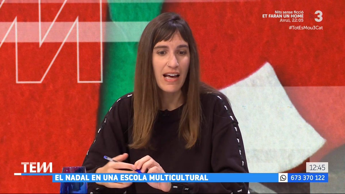 El Nadal en una escola multicultural "Se solen cantar cançons que siguin un pèl neutres com 'El 25 de desembre'", Neus Rossell (Neusssi), mestra i comunicadora #TotEsMou3Cat ▶