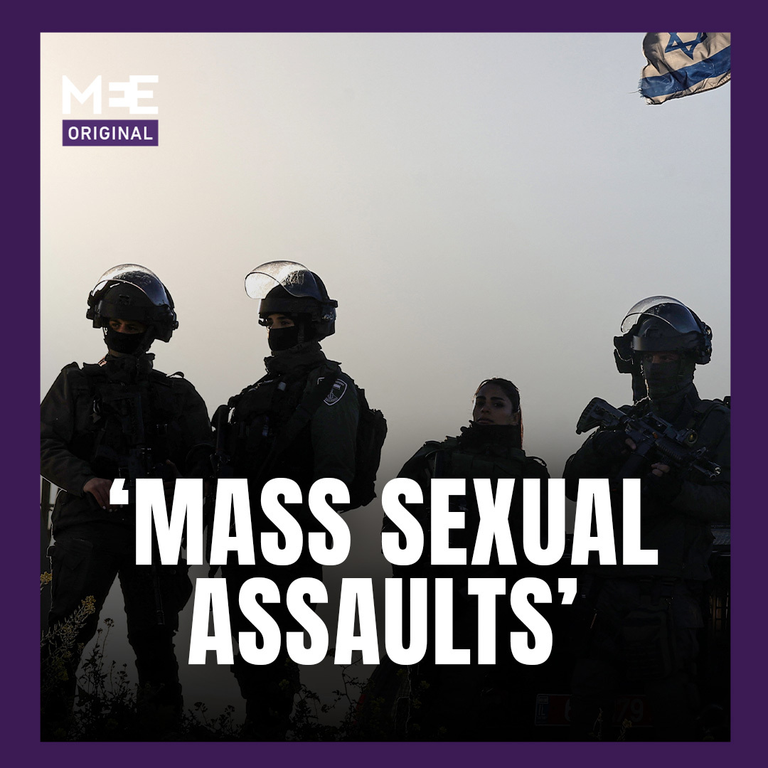 "Israeli soldiers threatened men in prisons by saying 'we will rape your daughter, we will rape your wife'." In an interview with MEE, legal experts describe the spike in sexual assault of Palestinian women since 7 October at checkpoints, during home raids, and inside prisons.