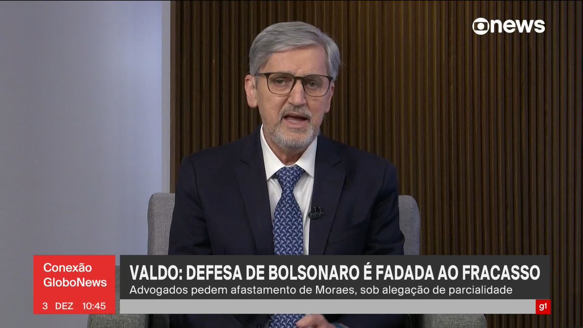 Valdo: "É uma tática só para tentar ganhar tempo é uma estratégia já fadada ao fracasso”, o pedido de defesa de Bolsonaro para retirar AM como relator do caso do inquérito. Pedir para que a vítima não seja o juiz do caso, é uma tática pra ganhar tempo??