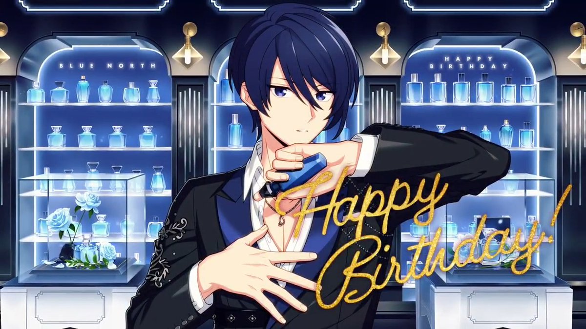 🎉🎂HAPPY BIRTHDAY!!🎂🎉 本日12月4日は、如月レンの誕生日です！ プレゼントでもらった大量の猫グッズを持ち、猫スポットを訪れたレン。追いかけてきたガストたちと一緒に猫と戯れる素敵な誕生日を過ごしたみたいですよ♪ #エリオスR #如月レン