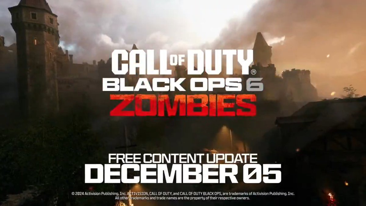 Black Ops 6 Zombies - Citadelle Des Morts Gameplay Trailer Available December 5