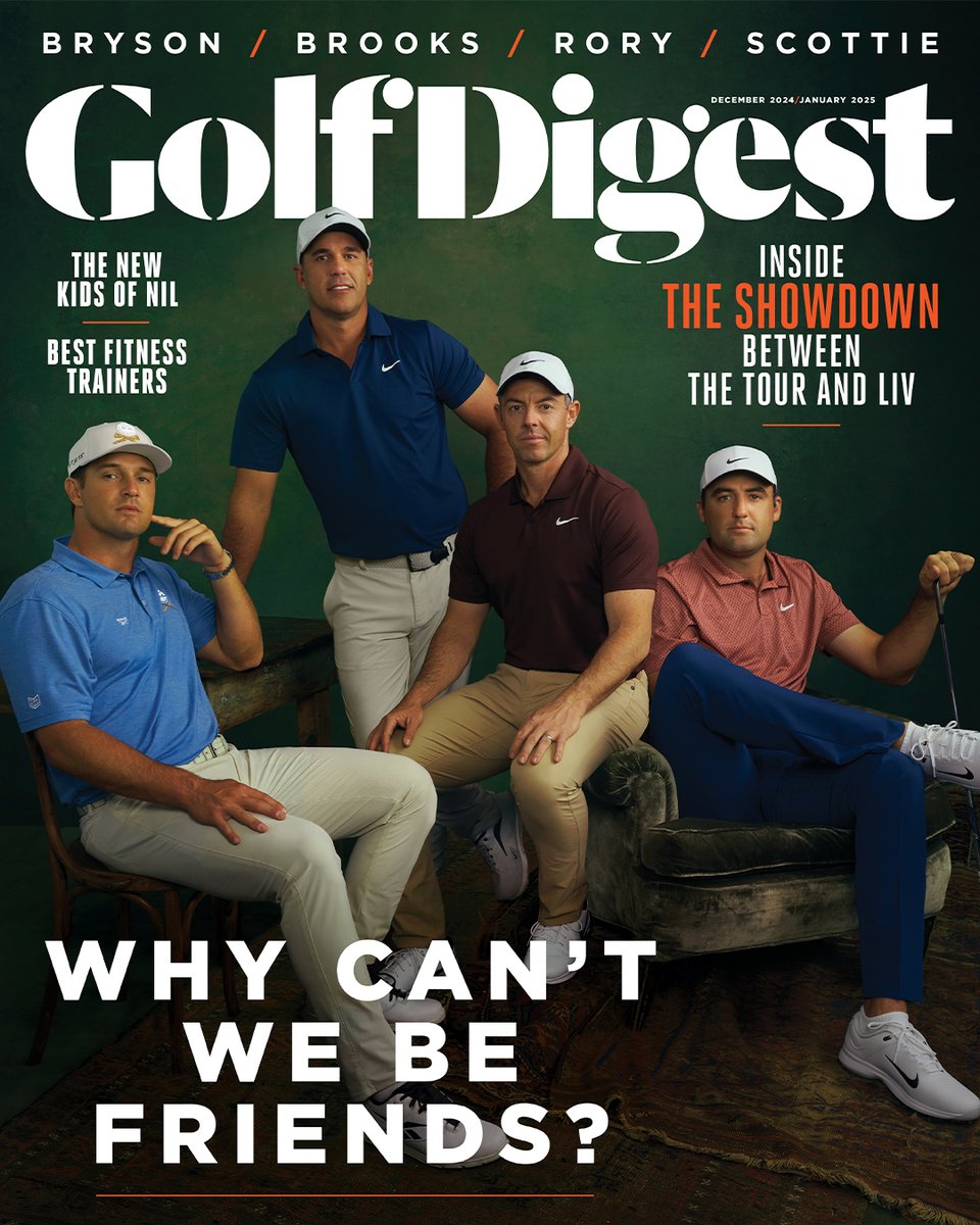 Bryson x Brooks x Rory x Scottie Four of golf’s biggest stars reunite and discuss their plan to mend the broken pro game:
