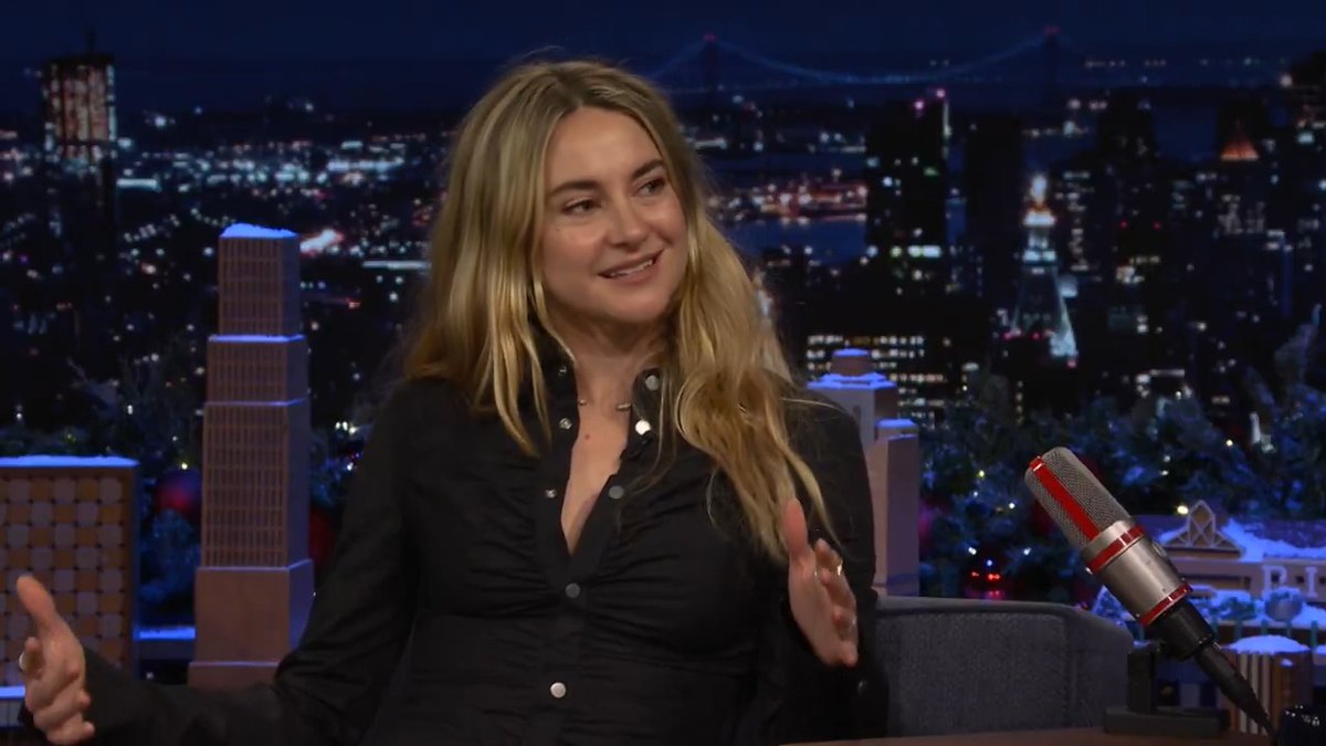 Shailene Woodley confirms she is playing Janis Joplin in a biopic. (Source: The Tonight Show)