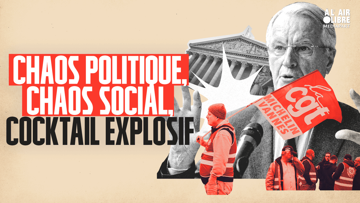 [#ÀlairLibre 📺] Chaos politique, chaos social : cocktail explosif Notre émission spéciale en direct et en accès libre ➡️