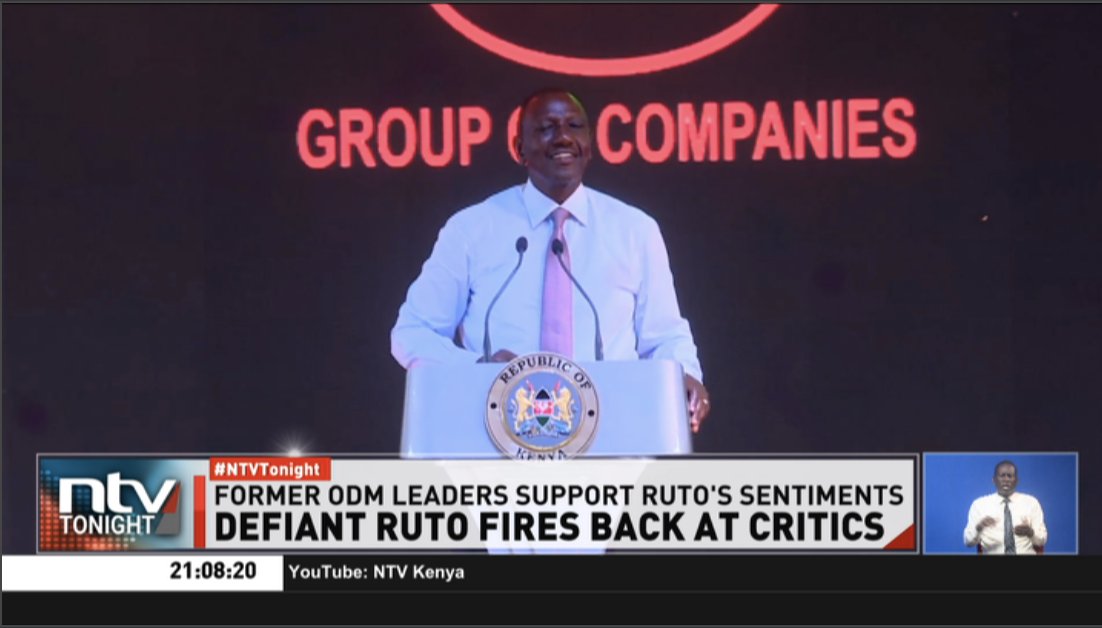 Defiant Ruto Fires Back At Critics: President Ruto has called out leaders and Kenyans opposing his government’s agenda. Ruto says the opposers are driven by hate instead of love for Kenya. Ruto has warns that the State will now target online trollers. #NTVTonight Kevin Mutai