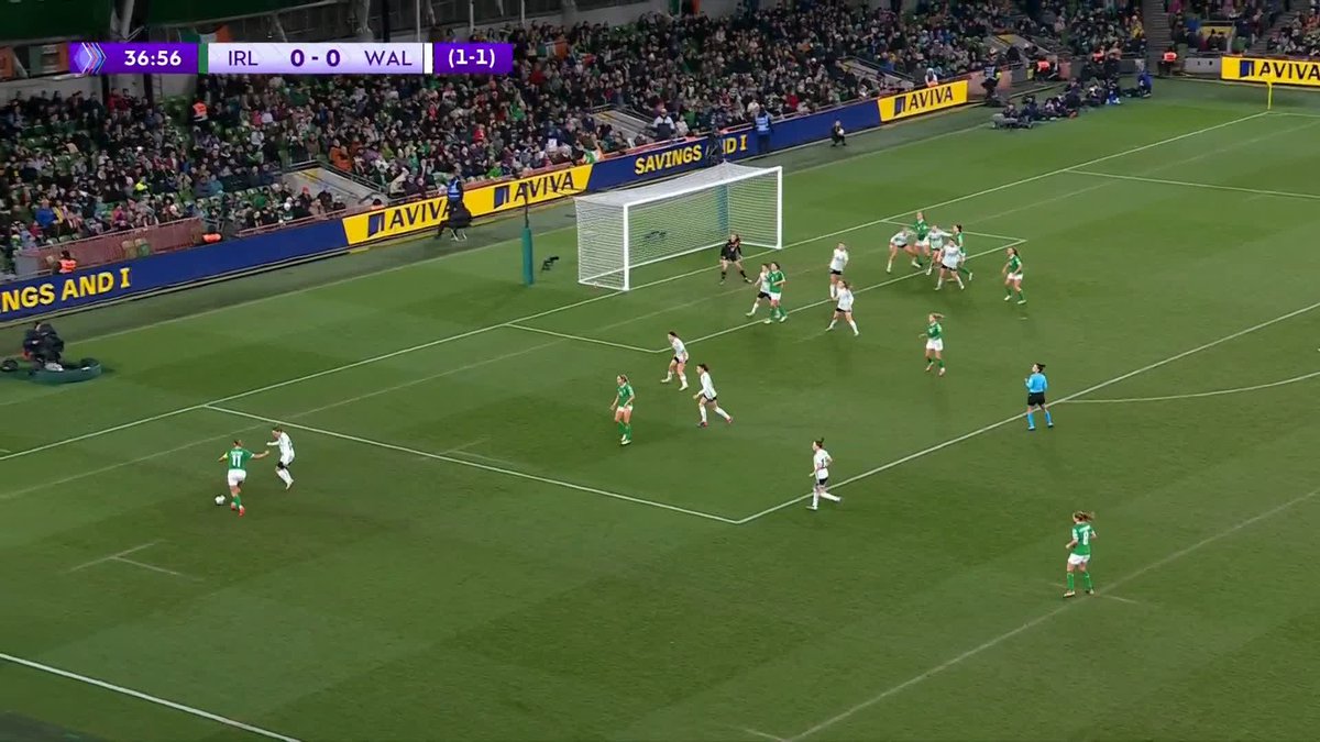 Ireland are lucky not to be down to 10... 😬