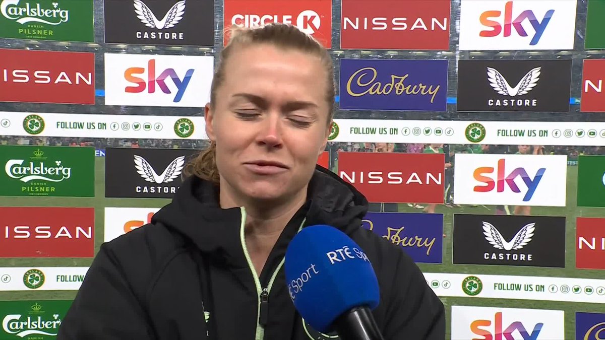 "If I'm being honest, with Irish football, we haven't really got the grassroots here...we need to do more to consistently get to tournaments" Sensational interview with a devastated Ruesha Littlejohn. Funding is a huge problem for Irish women's football