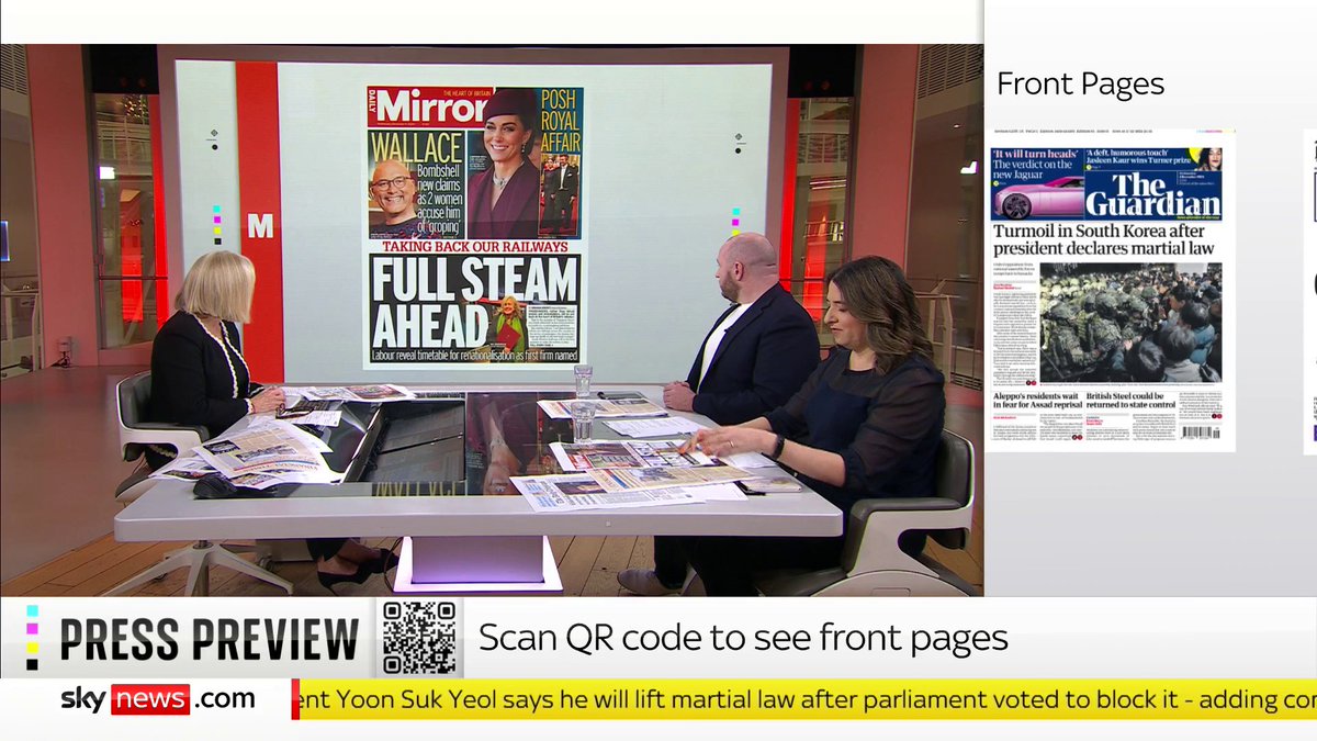 What's on Wednesday's front pages? Anna Botting takes a first look with Associate Political Editor at the New Statesman Rachel Cunliffe and the Deputy Editor of Conservative Home Henry Hill. 📺 Sky 501 and YouTube