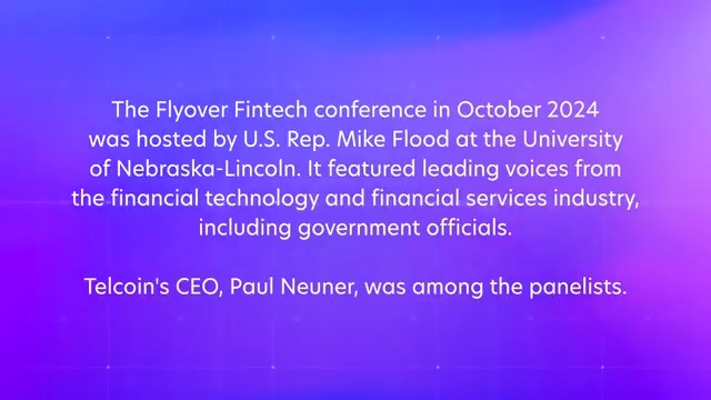 ICYMI: Highlights from CEO Paul Neuner’s panel appearance at Flyover Fintech in October #Telcoin will be back in Lincoln, #Nebraska later this week!