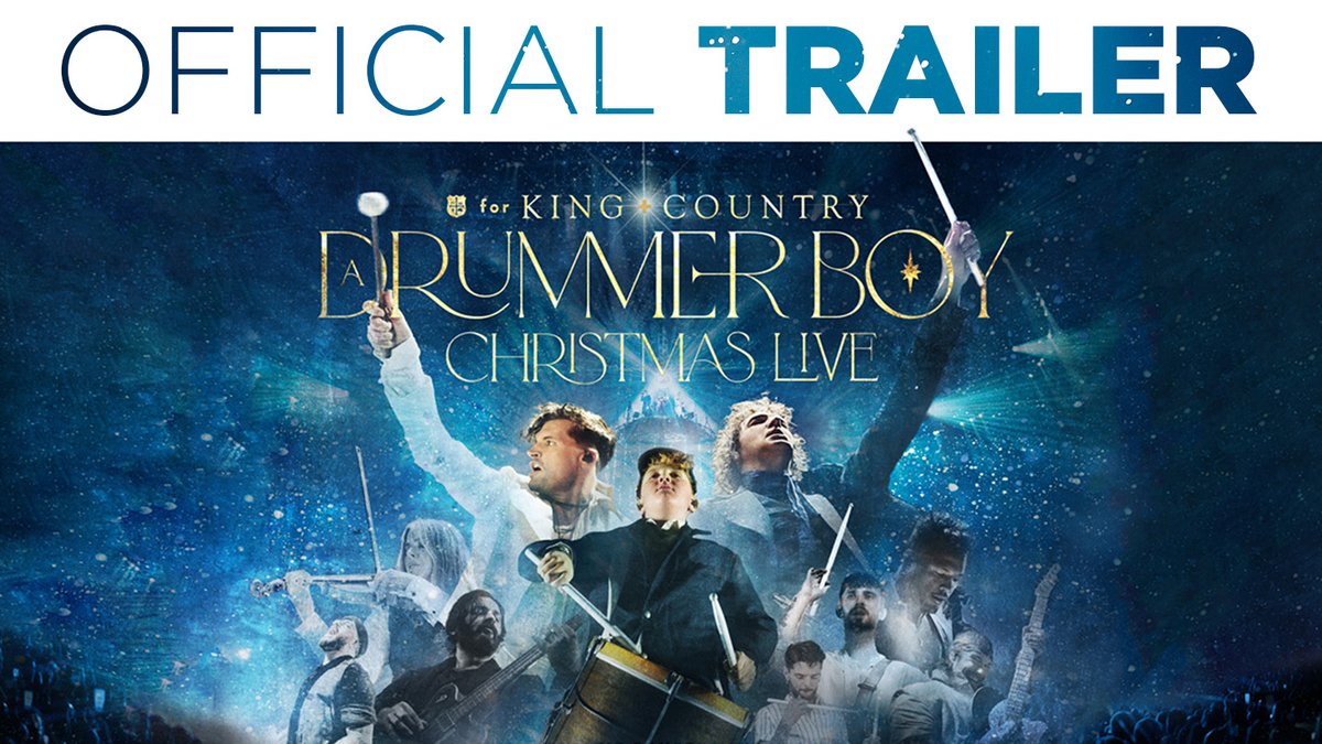 .for KING + COUNTRY has a special Christmas concert “A Drummer Boy Christmas LIVE” coming to theaters this week, Dec. 5-12. It will be a celebration of the true reason for this season—Jesus Christ, and it includes a message about Samaritan's Purse Operation Christmas Child!