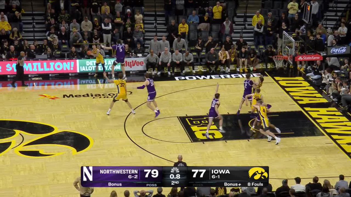 "JOSH DIX JUST DID THAT!" 🗣️ Iowa Men's Basketball WINS IT ON A BUZZER BEATER 🚨 #B1GMBBall on Peacock 💻