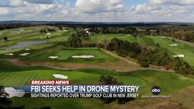 The FBI is asking for the public's help after multiple reports of large drones in New Jersey over the last two weeks. Some were spotted near a military installation and President-elect Trump’s Bedminster golf course. Aaron Katersky has more.