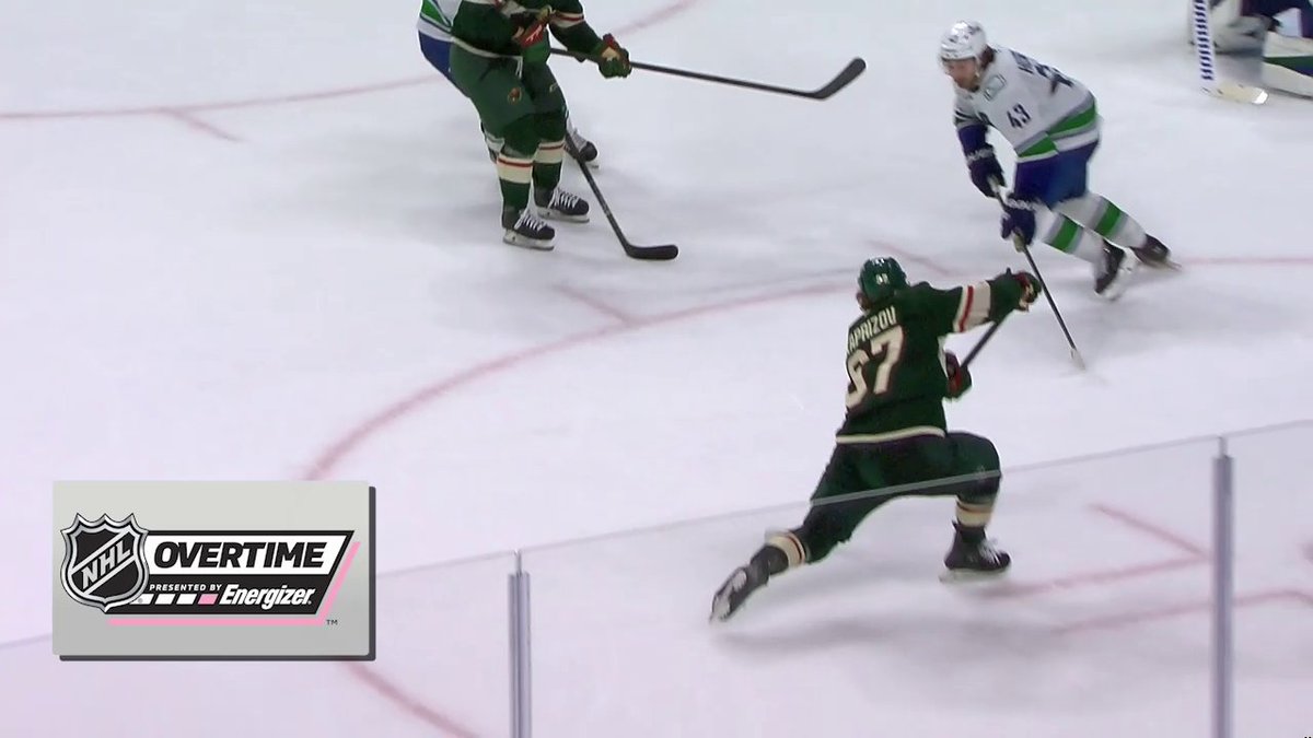 THAT'S WILD!! 🟢🟡 Another game, another Energizer overtime winner for the Minnesota Wild!
