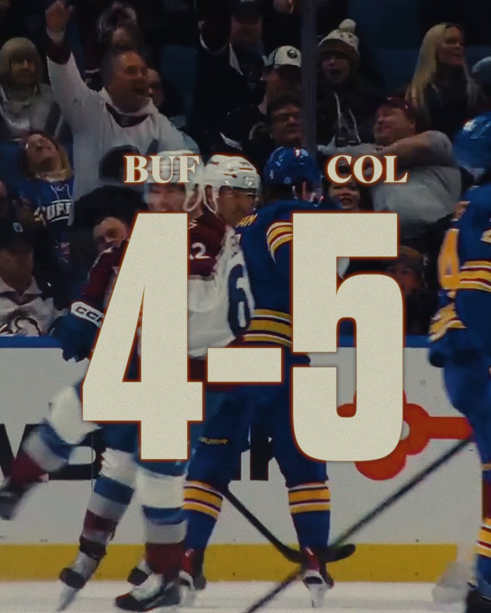 NO. QUIT. 🔥 Relive the Colorado Avalanche's comeback victory over the Sabres!