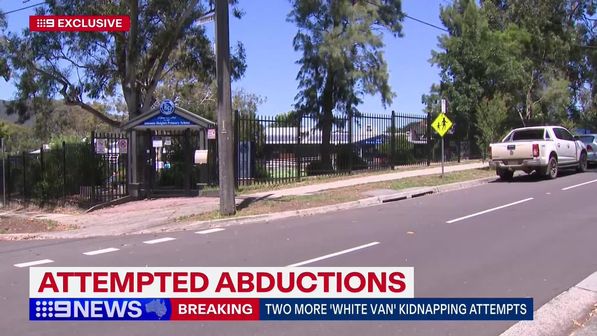 Parents in Melbourne's east have been shaken after several attempted abductions of school children involving men driving white vans. Gillian Lantouris #9News