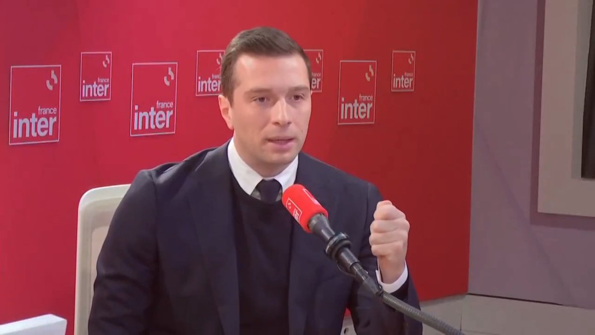 On veut rendre responsable de la situation de la France le seul parti politique qui n'a jamais été au pouvoir en 50 ans ! C'est Emmanuel Macron qui est responsable de la situation dans laquelle nous sommes, responsable du record de dettes et de déficits. France Inter