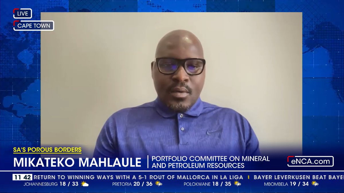 Human trafficking syndicates, cross-border theft syndicates and illegal mining syndicates are said to be exploiting our borders. This as the majority of illegal miners at Stillfontein have been found to be undocumented foreign nationals. Mikateko Mahlaule, Portfolio Committee Chairperson on Mineral and Petroleum Resources speaks to #eNCA on channel #DStv403