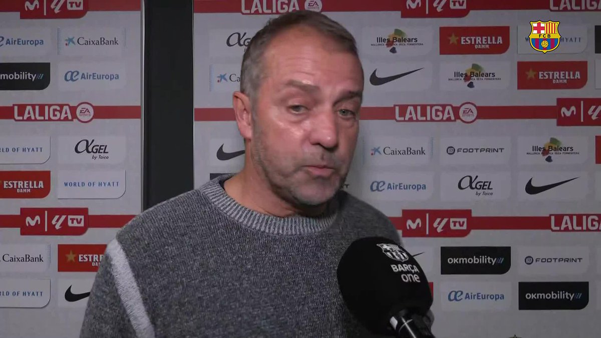🎙️ Hansi Flick and Frenkie de Jong talk about the big 5-1 win at Mallorca.