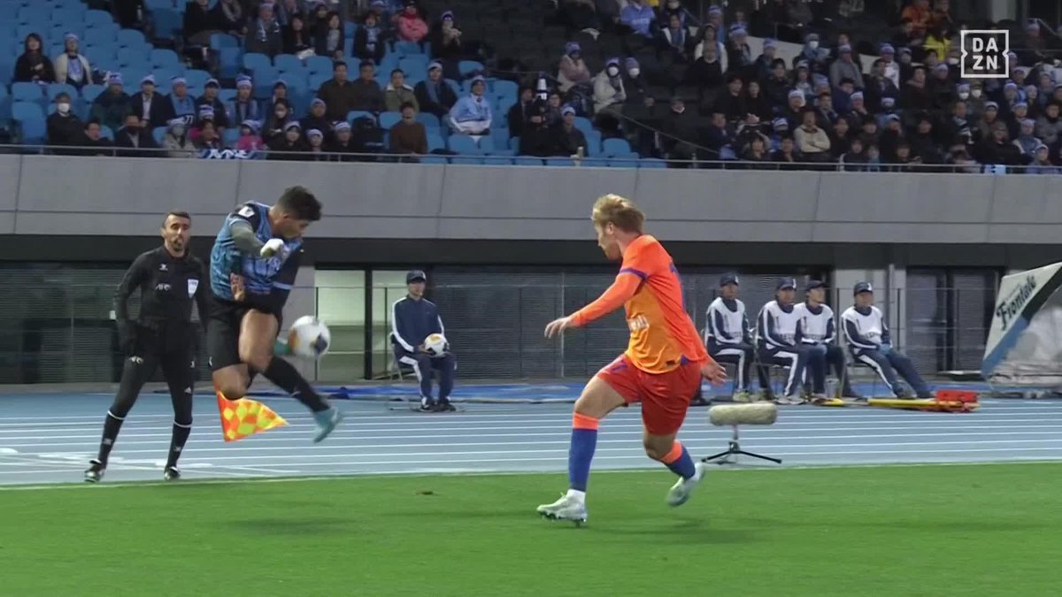 ／ 等々力が沸いた ＼ #エリソン ヒールリフトで魅せる 🏆AFCチャンピオンズリーグエリート 🆚川崎F×山東 📱#DAZN ライブ配信中