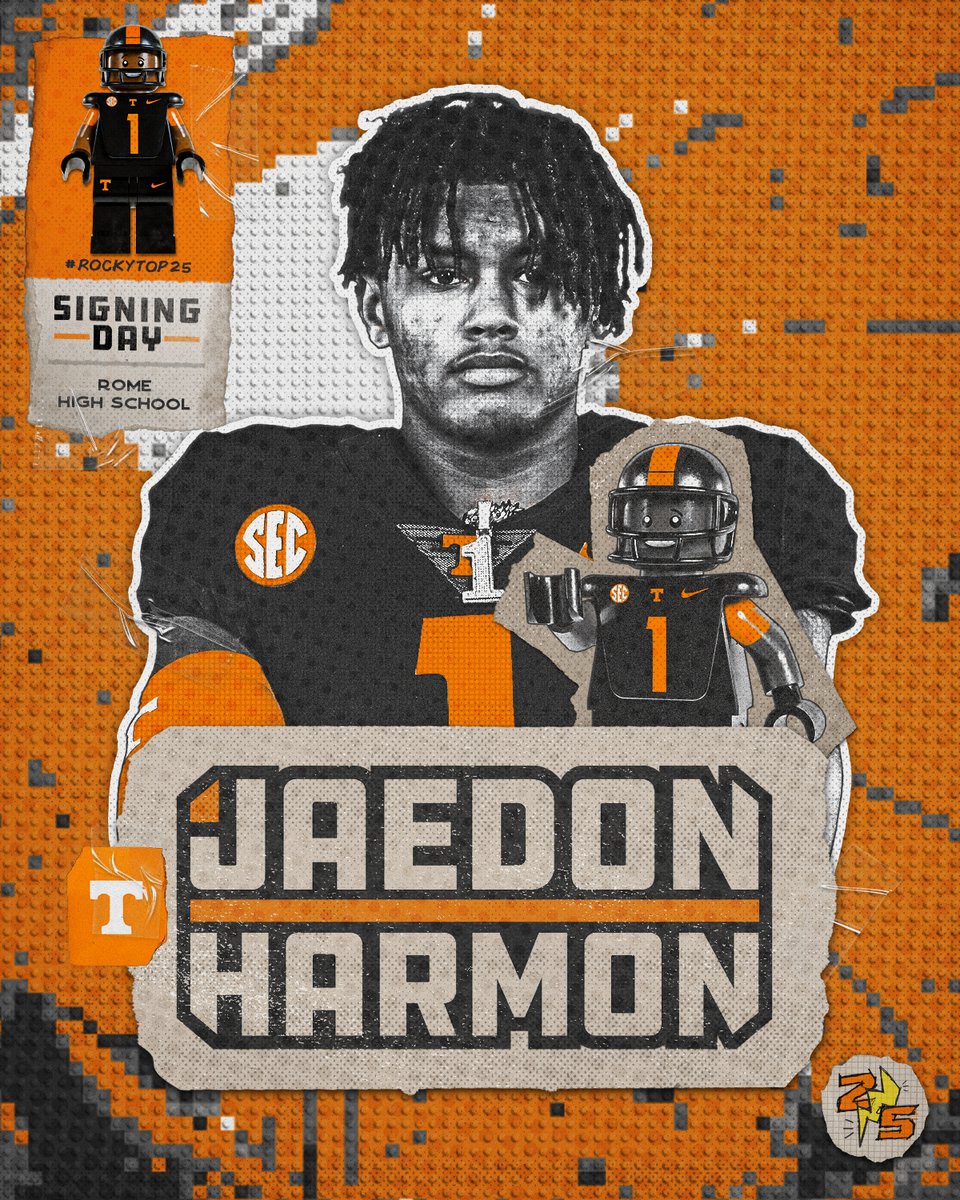 Home sweet home! Starting things off with an absolute tackling machine Jaedon Harmon | #RockyTop25 🍊