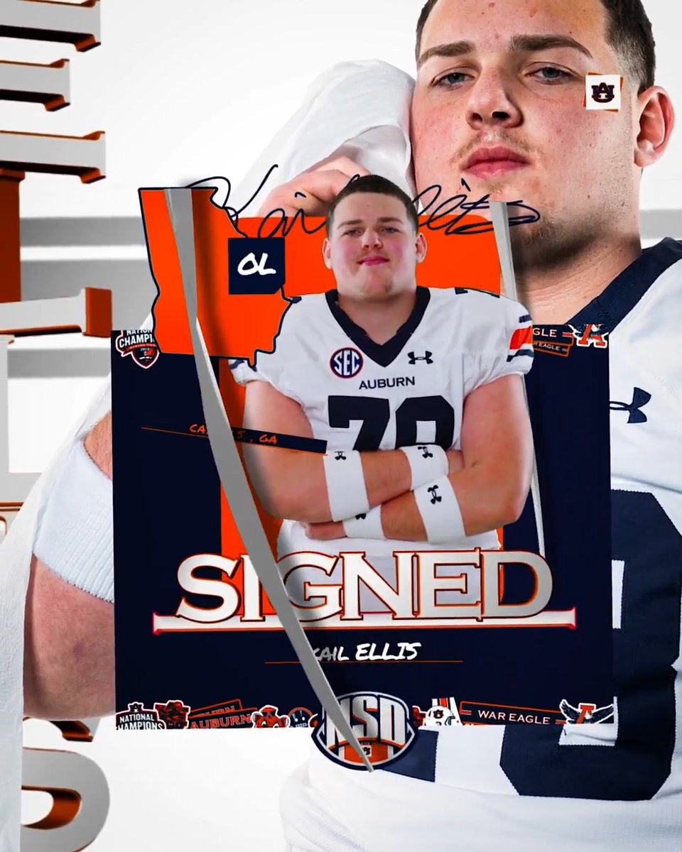 Trenches just got better 📈 Welcome to the family, Kail Ellis! 🏠 Canton, Georgia 💪 Offensive Line 🔗
