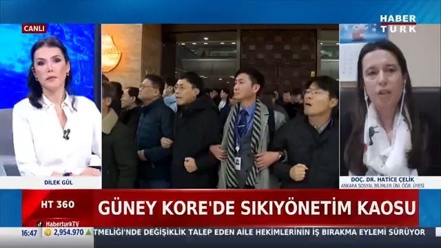 Güney Kore neden karıştı? 6 saatlik sıkıyönetim kaosunun ardında ne var? Doç. Dr. Hatice Çelik #HT360'ta Dilek Gül'e anlattı.